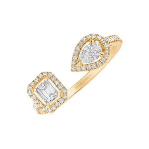 Messika My Twin Toi & Moi 18ct Yellow Gold 0.45ct Diamond Ring