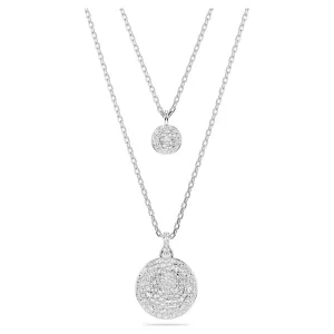 Meteora Silver layered pendant
