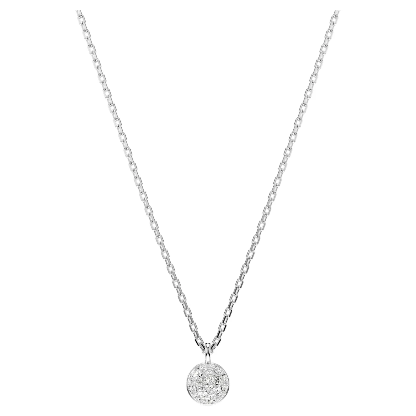 Meteora Silver layered pendant