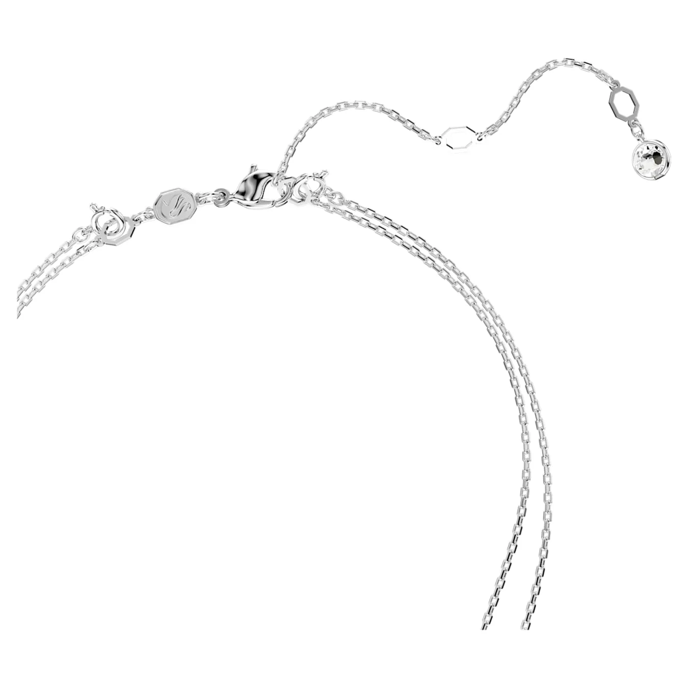 Meteora Silver layered pendant