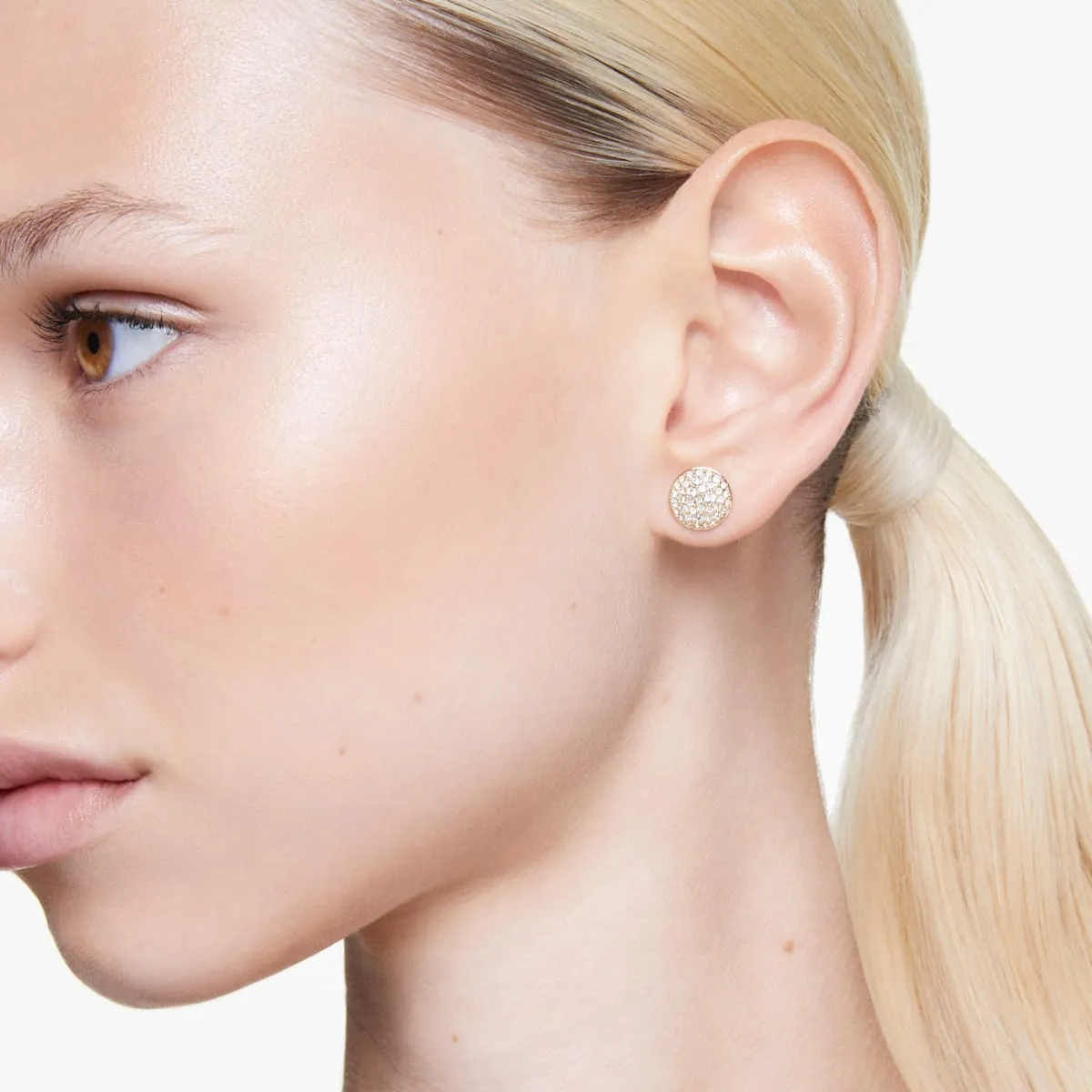 Meteora Stud Gold Earrings