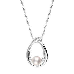 Mikimoto 18ct White Gold 7mm Akoya Pearl Necklace