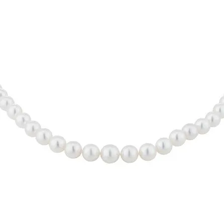 Mikimoto 18ct White Gold A1 9.0x7.0mm Pearl Graduated Necklace