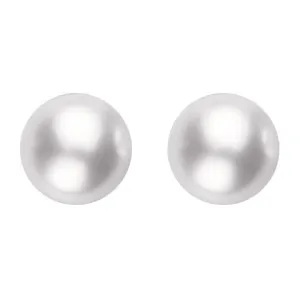 Mikimoto 18ct Yellow Gold 7.5mm White Grade AAA Pearl Stud Earrings