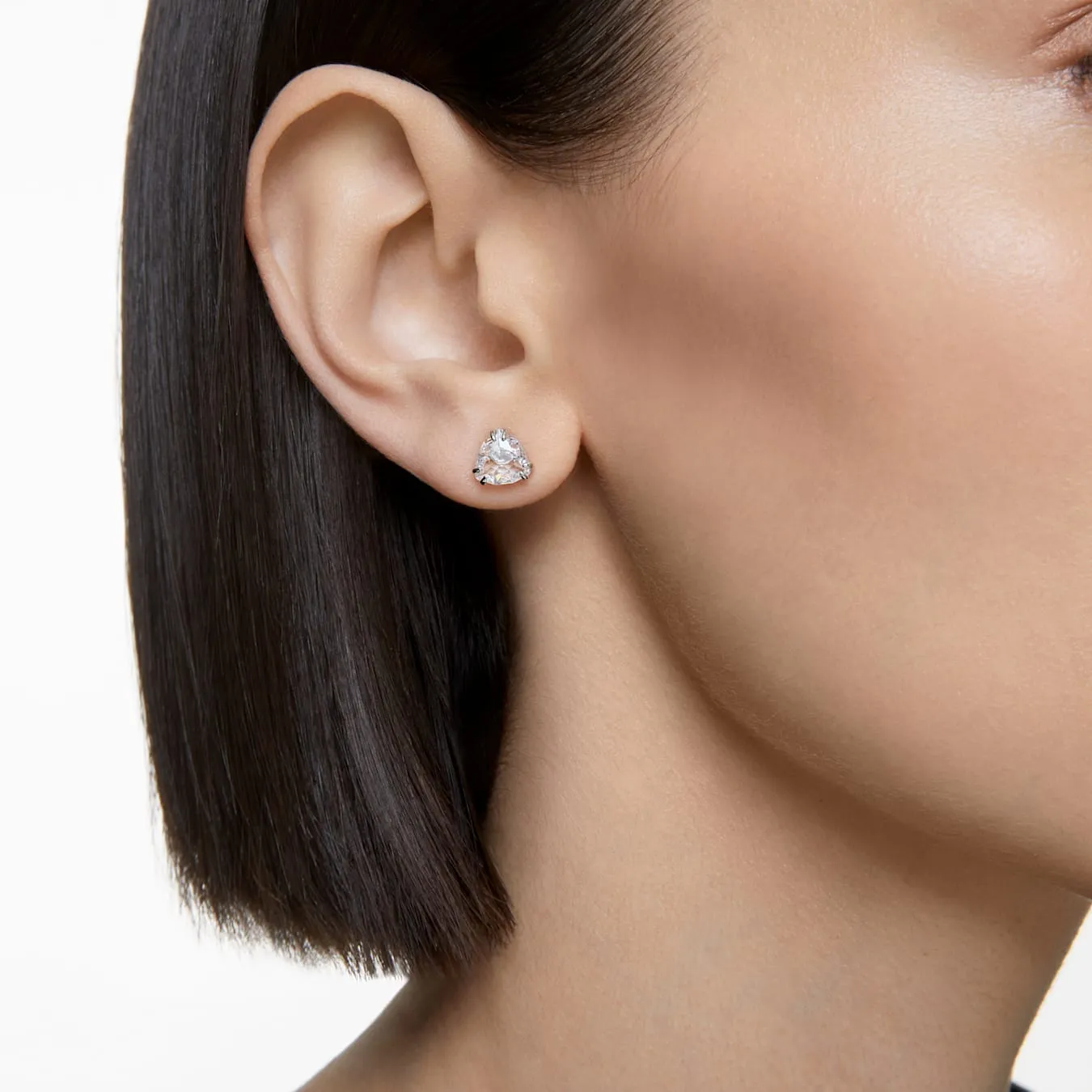 Millenia Stud Earrings Trilliant Cut
