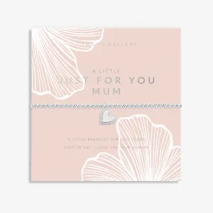 Mother's Day A Little Just For You Mum Silver Plated Bracelet 8510