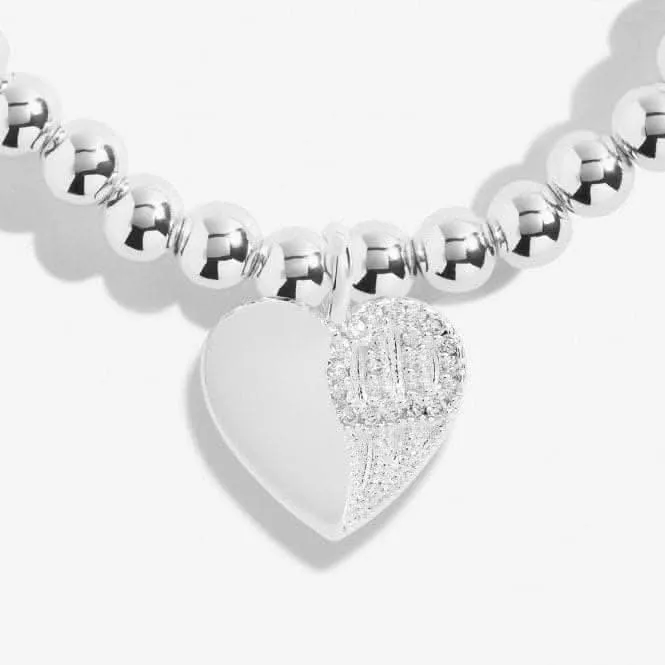 Mother's Day A Little Mum Always Loved Forever Missed Silver Plated 17.5cm Bracelet 6860