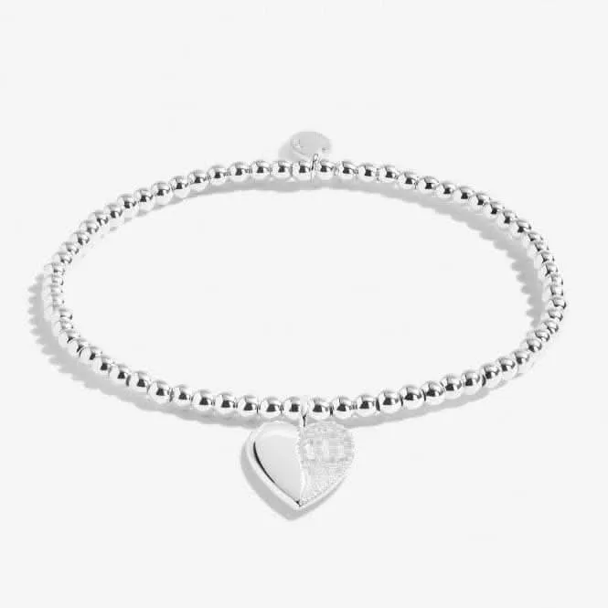 Mother's Day A Little Mum Always Loved Forever Missed Silver Plated 17.5cm Bracelet 6860