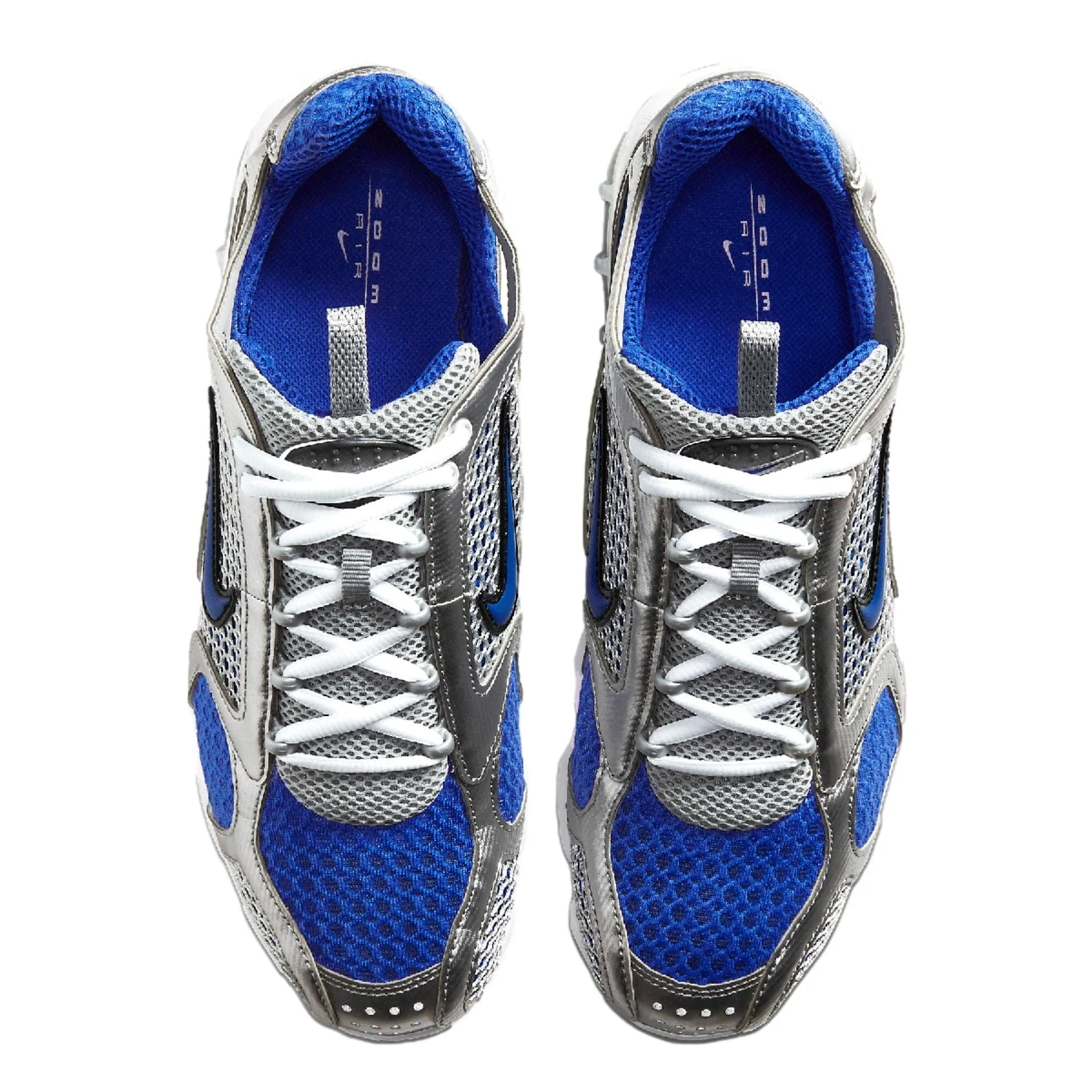 Nike Air Zoom Spiridon Cage 2 Metallic Silver / Varsity Royal  CJ1288-002 Men's
