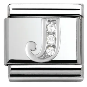 Nomination Charm Composable Classic Alphabet J Steel