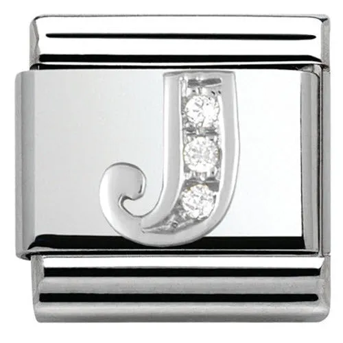 Nomination Charm Composable Classic Alphabet J Steel