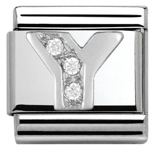 Nomination Charm Composable Classic Alphabet Y Steel