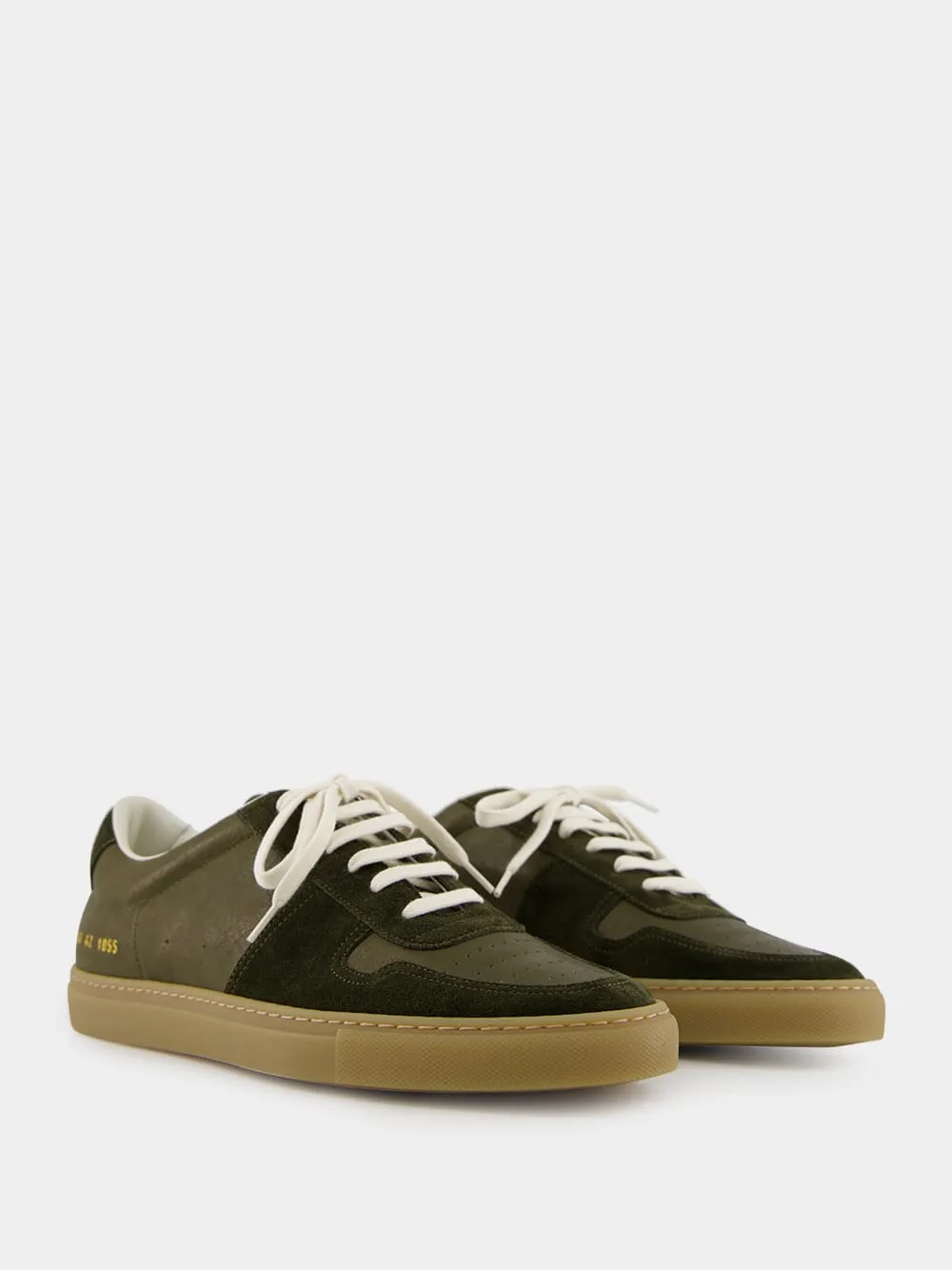 Olive Green Ball Duo Slim Sneakers