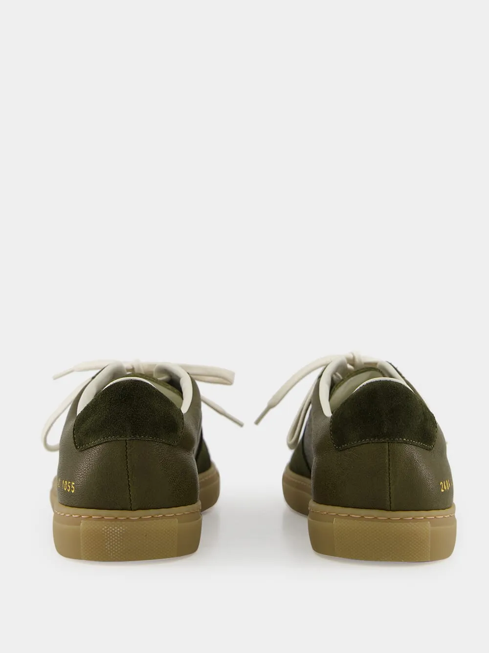 Olive Green Ball Duo Slim Sneakers