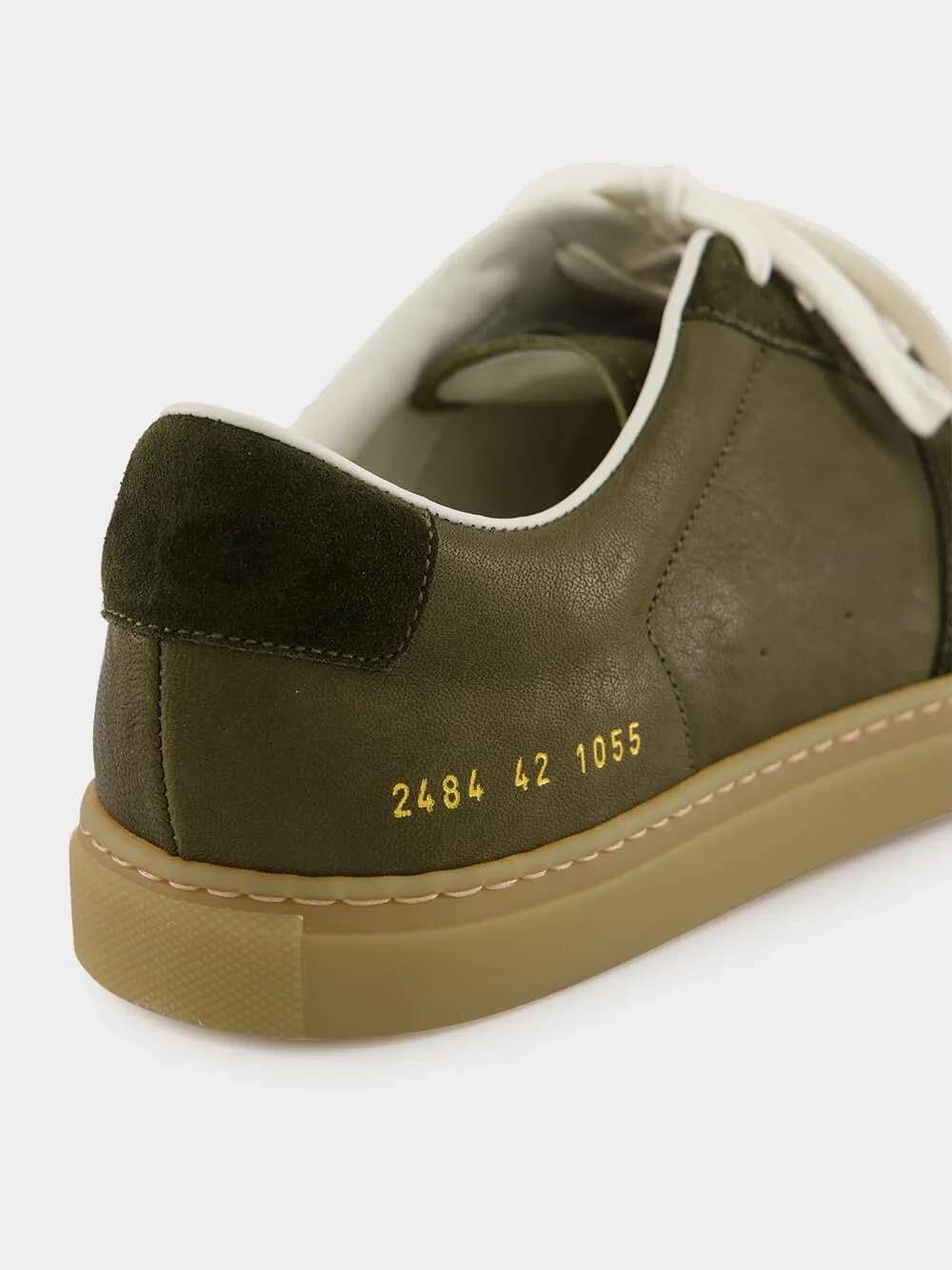 Olive Green Ball Duo Slim Sneakers