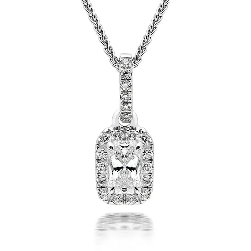 Phoenix Cut 18ct White Gold 0.51ct Diamond Necklace