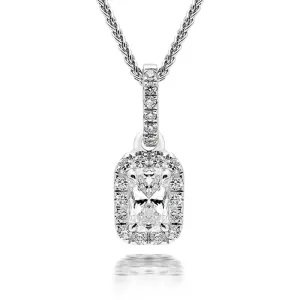 Phoenix Cut 18ct White Gold 0.51ct Diamond Necklace