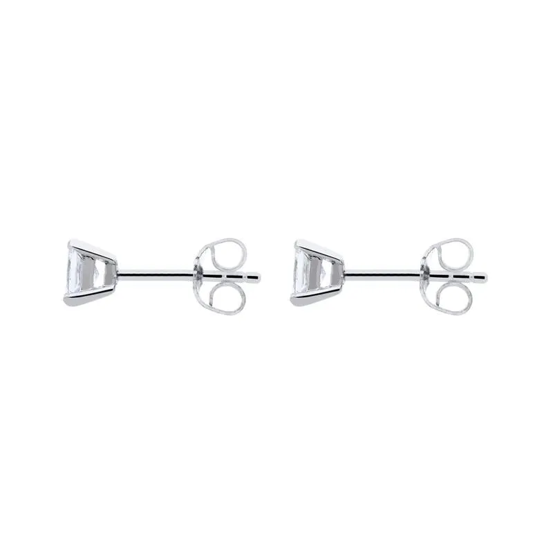 Phoenix Cut 18ct White Gold 0.63ct Diamond Stud Earrings
