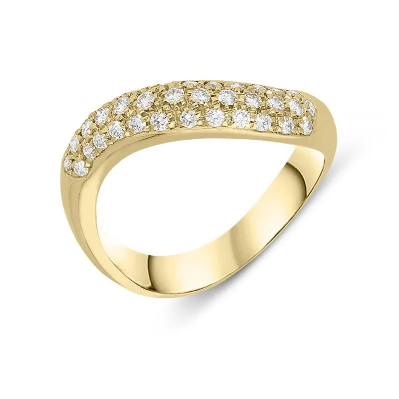 Picchiotti 18ct Rose Gold 0.37cts Diamond Pave Ring D