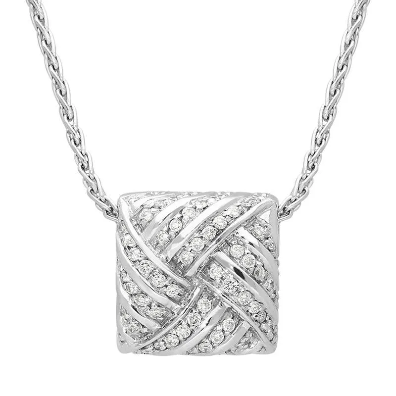 Picchiotti 18ct White Gold Diamond Necklace D