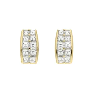 Picchiotti 18ct Yellow Gold 5.02ct Diamond Hoop Earrings D