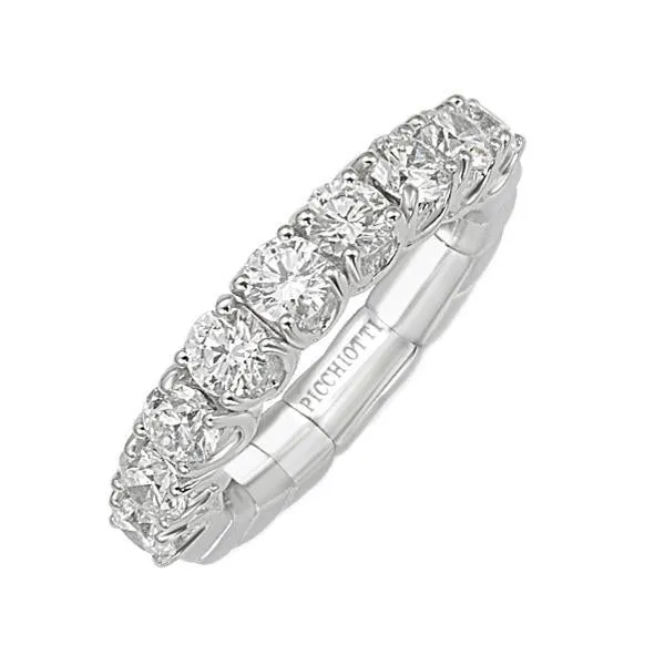 Picchiotti Xpandable 18ct White Gold 1.71ct Diamond Half Eternity Ring