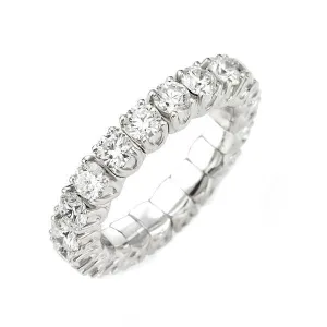 Picchiotti Xpandable 18ct White Gold 3.06ct Diamond Eternity Ring