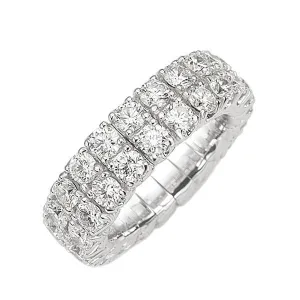Picchiotti Xpandable 18ct White Gold 4.34ct Diamond Eternity Ring