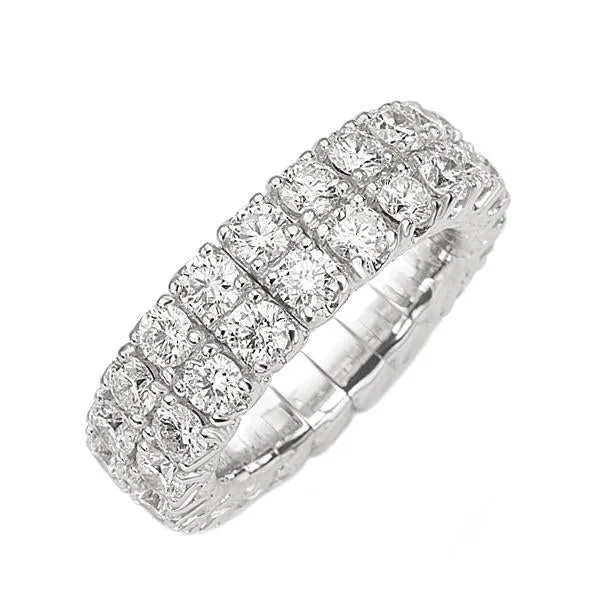 Picchiotti Xpandable 18ct White Gold 4.34ct Diamond Eternity Ring