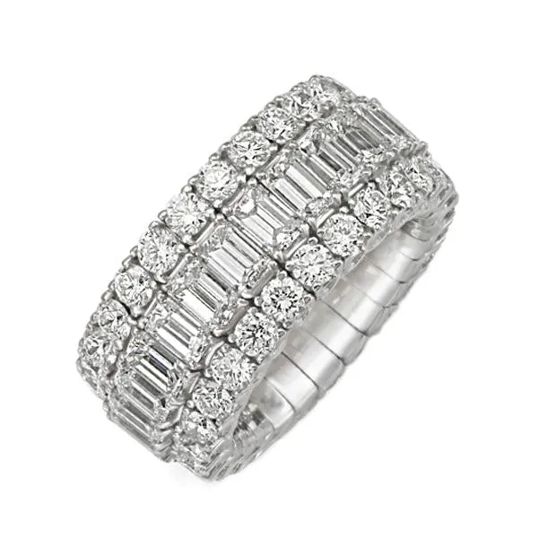 Picchiotti Xpandable 18ct White Gold 7.13ct Diamond Eternity Ring