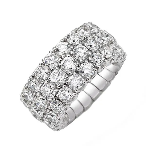 Picchiotti Xpandable 18ct White Gold 8.80ct Diamond Eternity Ring