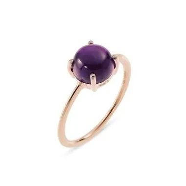 Ponte Vecchio Gioia 18ct Rose Gold 3.10ct Amethyst Ring