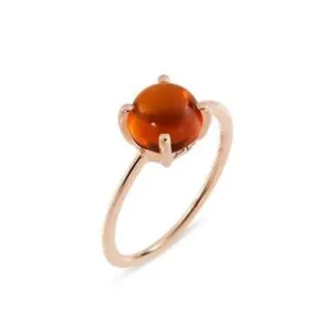 Ponte Vecchio Gioia 18ct Rose Gold 3.10ct Citrine Ring