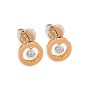 Ponte Vecchio Vega 18ct Rose Gold 0.30ct Diamond Stud Earrings