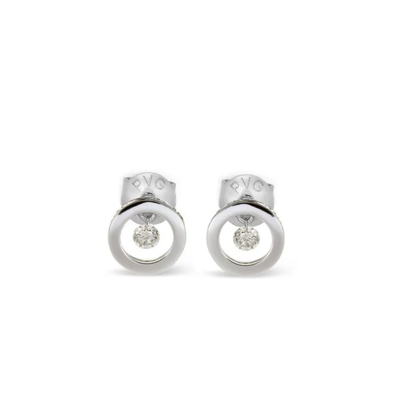 Ponte Vecchio Vega 18ct White Gold 0.30ct Diamond Stud Earrings