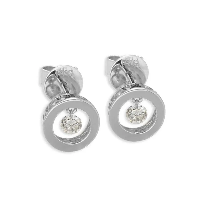 Ponte Vecchio Vega 18ct White Gold 0.30ct Diamond Stud Earrings