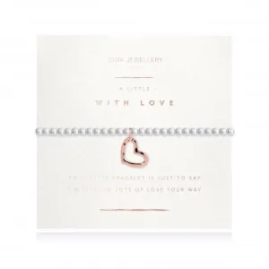 Radiance A Littles With Love Silver 17.5cm Stretch Bracelet 4220
