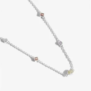 Radiant Treasures Gems Silver 46cm   5cm Necklace 5836