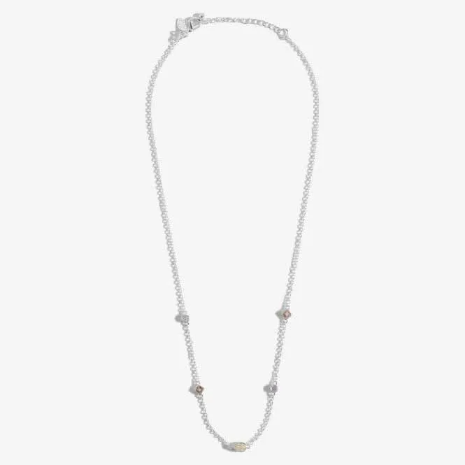 Radiant Treasures Gems Silver 46cm   5cm Necklace 5836