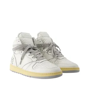 Rhecess Hi Sneakers - Rhude - Lea- Blanc