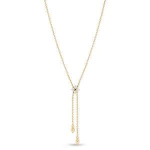 Roberto Coin Love in Verona 18ct Yellow Gold Diamond Necklace