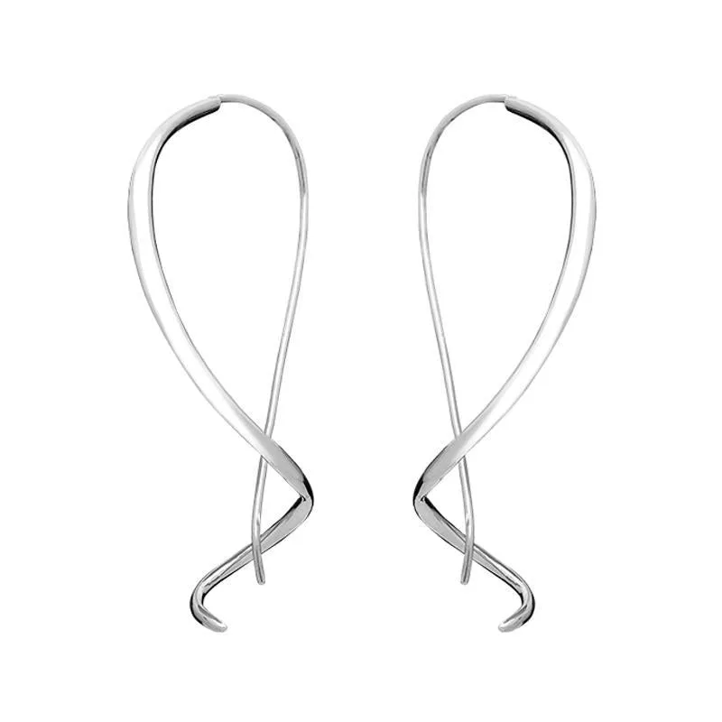 Sarah Jordan Sterling Silver Cilia Earrings
