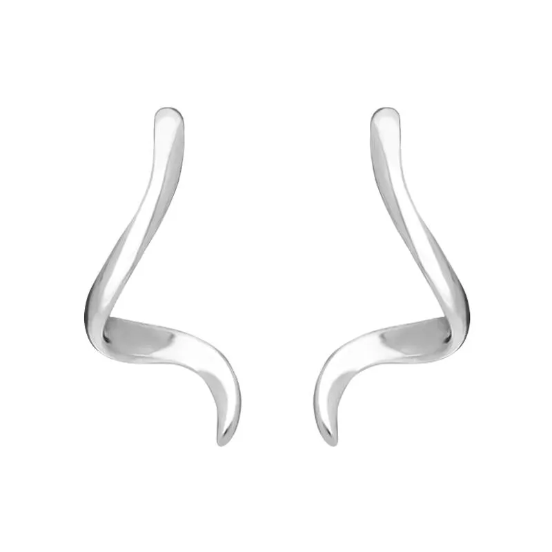 Sarah Jordan Sterling Silver Dainty Earrings