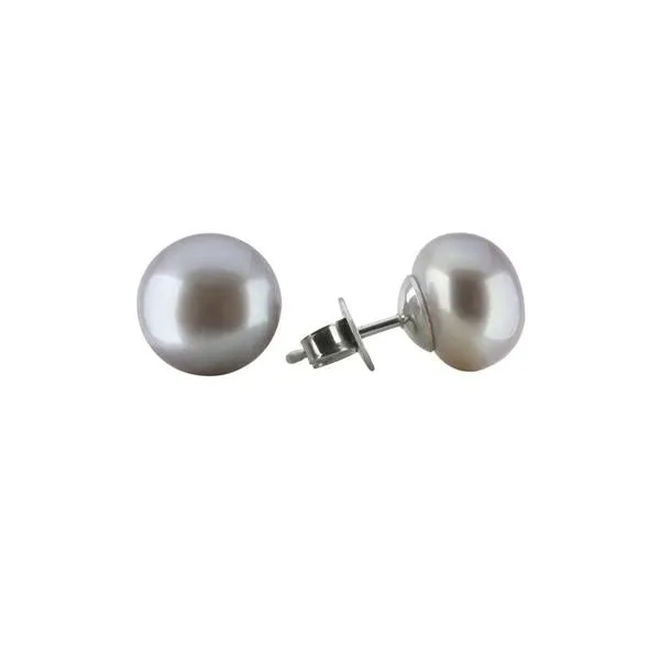 Schoeffel 18ct White Gold Freshwater Pearl 10-11mm Stud Earrings