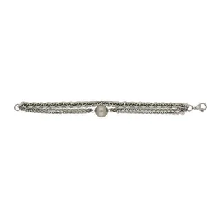 Schoeffel Catwalk Sterling Silver Single Pearl Bracelet D