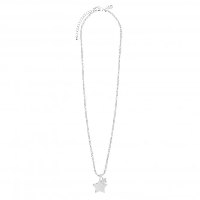 Sentiment Set Fabulous Friend Silver Necklace and Earrings Set 4433
