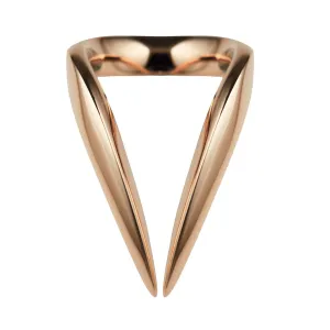 Shaun Leane 18ct Rose Gold "V" Aerial Ring