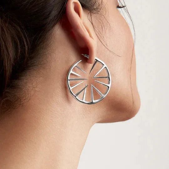 Shaun Leane Blackthorn Sterling Silver Hoop Earrings
