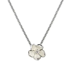 Shaun Leane Cherry Blossom Sterling Silver Diamond Necklace