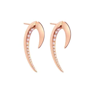 Shaun Leane Hook 18ct Rose Gold 0.59ct Diamond Earrings